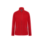 JF 22 Ladies' Workwear Fleece Jacket Warm-Up, from Sustainable Material , 100% GRS Certified Recycled Polyester - red - XS