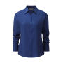Ladies' LS Poplin Shirt - Bright Royal - 3XL (46)