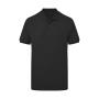 Signature Tagless Polo Stretch Men - Dark Black - 5XL