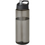 H2O Active® Eco Vibe 850 ml drinkfles met tuitdeksel - Charcoal/Zwart