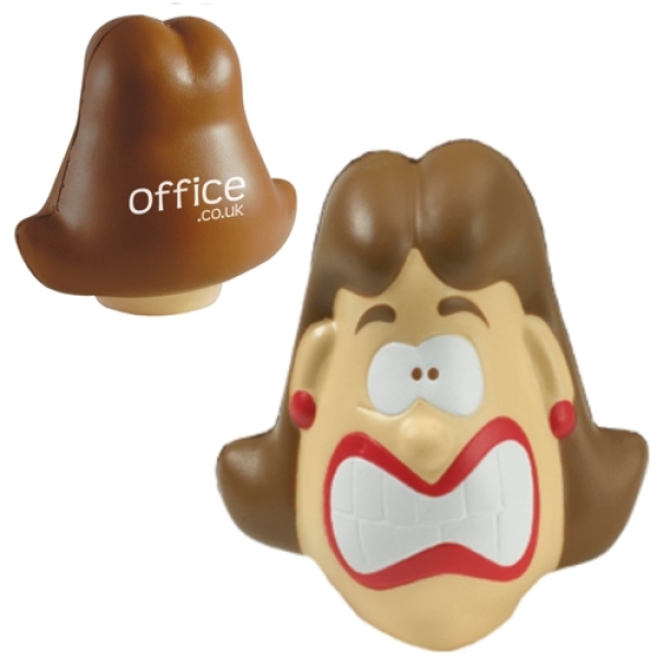 Anti-stress gek gezicht vouw
