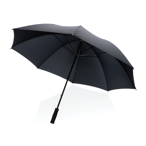 30" Impact AWARE™ RPET 190T storm proof paraplu, zwart