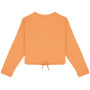 Damessweater met ronde hals Apricot XS