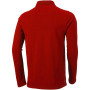 Calgary 180 g/m² herenpolo met lange mouwen - Rood - XS