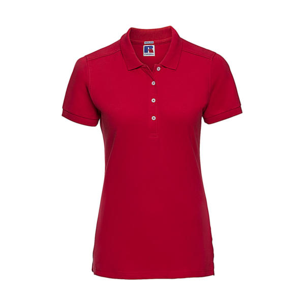 Ladies' Fitted Stretch Polo - Classic Red