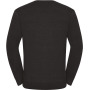 V-neck Knitted Pullover Charcoal Marl XXL
