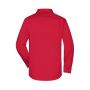 Men's Business Shirt Long-Sleeved - red - XL