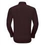 RUS Men LSL Fitted Stretch Shirt, Port, M