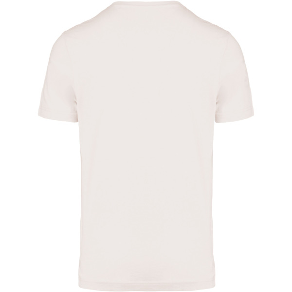 Heren-t-shirt BIO-katoen V-hals Cream S
