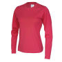Cottover Gots T-shirt Long Sleeve Lady red