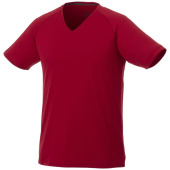 Amery Cool Fit kortärmad V-ringad t-shirt män - Röd - XS