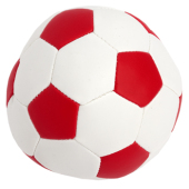 Vinyl soccer ball - white/red