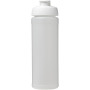 Baseline® Plus grip 750 ml flip lid sport bottle - Transparent/White