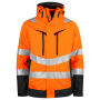 6445 Jacket 3-1 HV Orange/Black 3XL
