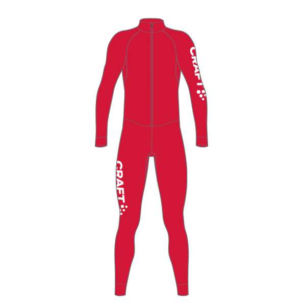 Craft Adv nordic ski club suit men bright red s