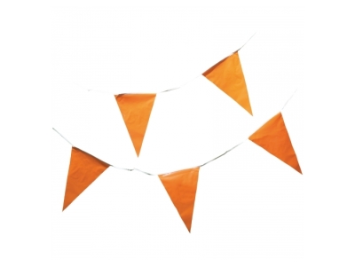 Vlaggenlijn Oranje, 10m Vlaggenlijn Oranje, 10m