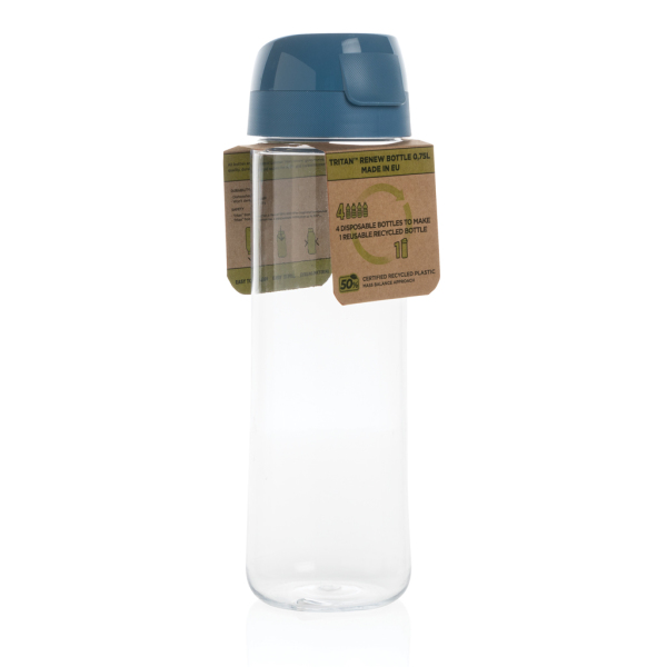 Tritan™ Renew waterfles 0,75L gemaakt in EU, blauw