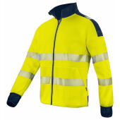 6109 Sweatshirt Full Zip Yellow/navy XS