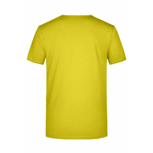 Men's Slim Fit V-T - yellow - XL