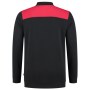 Polosweater Bicolor Naden 302004 Black-Red XS