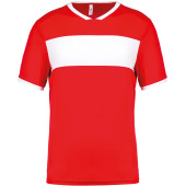 Sportshirt korte mouwen kids Sporty Red / White 6/8 jaar