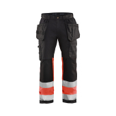 Zwart/High Vis Rood