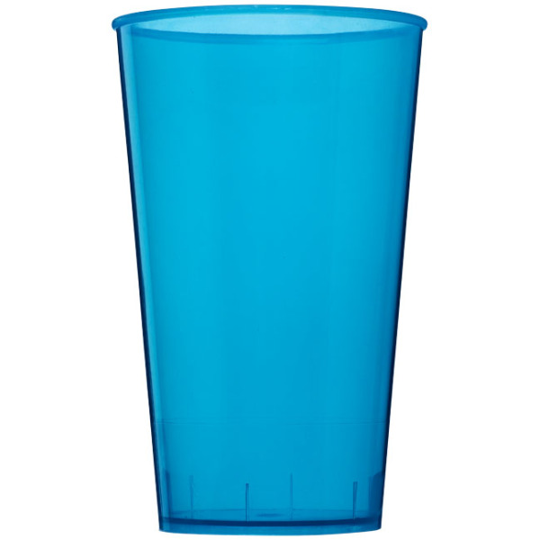 Arena 375 ml kunststof beker - Transparant aqua blauw