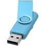 Rotate-metallic USB 4GB - Blauw