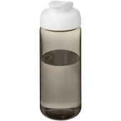 H2O Active® Octave Tritan™ 600 ml sportfles met klapdeksel - Charcoal/Wit