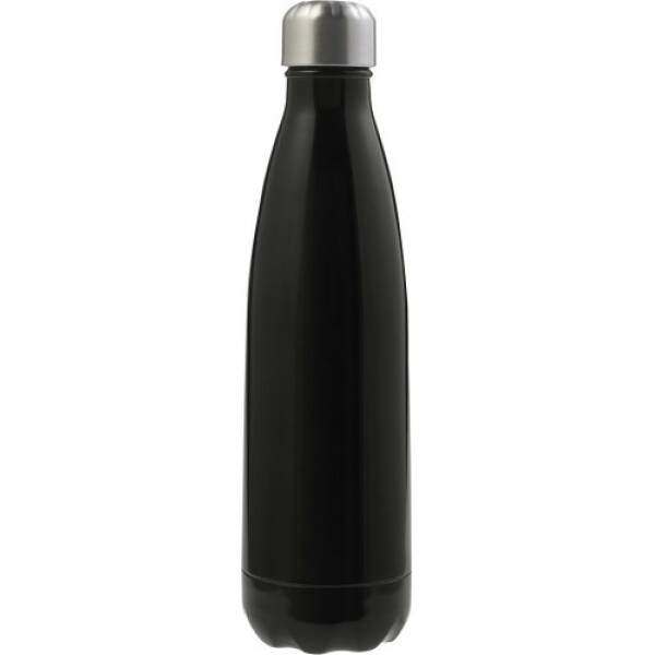 Trinkflasche(650 ml) aus Edelstahl Sumatra Schwarz