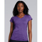 Ladies Softstyle® V-Neck T-Shirt - Dark Heather - L