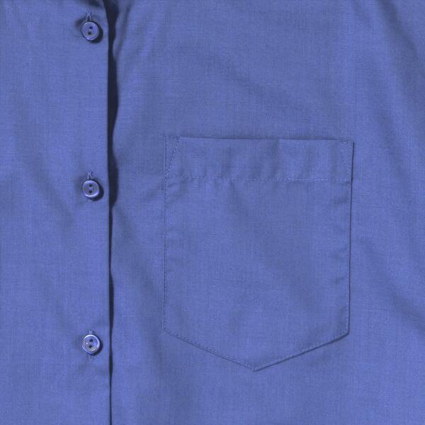 RUS Ladies SS Clas. Polycot. Pop. Shirt, Corporate Blue, XS