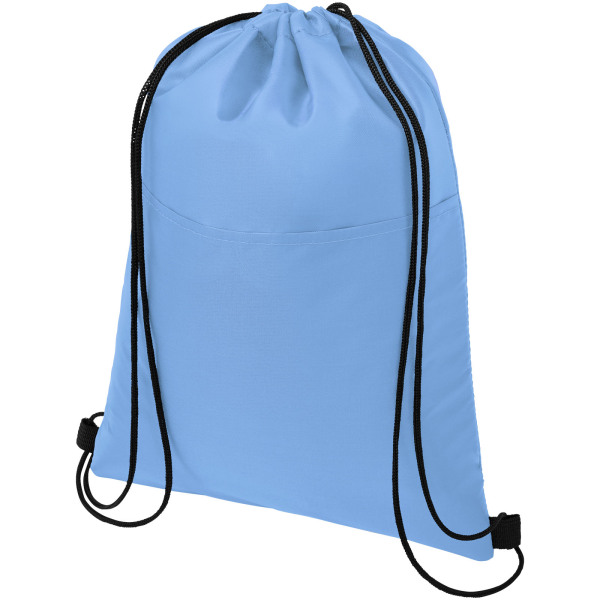 Oriole 12-can drawstring cooler bag 5L - Light blue