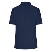 Ladies' Business Shirt Short-Sleeved - navy - XS