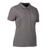 Business polo shirt | jersey | women - Silver grey, S