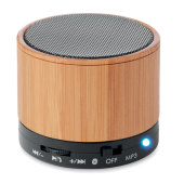 ROUND BAMBOO Speaker Bluetooth