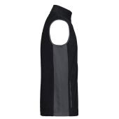 Men's Workwear Fleece Vest - STRONG - - black/carbon - XS