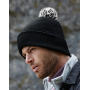 Recycled Snowstar® Beanie - Black/White - One Size