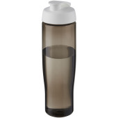 H2O Active® Eco Tempo drinkfles van 700 ml met klapdeksel - Wit/Charcoal