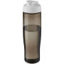 H2O Active® Eco Tempo 700 ml flip lid sport bottle - White/Charcoal