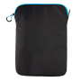 Lightweight 15.4" laptop sleeve PVC free", black