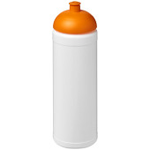 Baseline® Plus 750 ml sportflaska med kupollock - Vit/Orange