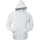 Hooded sweater met rits White M