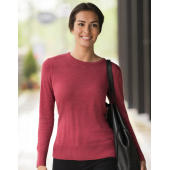 Ladies' Crew Neck Knitted Pullover Ladies' Crew Neck Knitted Pullover