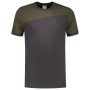 T-shirt Bicolor Naden 102006 Darkgrey-Army XS