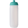 HydroFlex™ Clear 750 ml squeezy sport bottle - Aqua blue/Frosted clear
