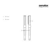 senator® Image Chrome rollerball