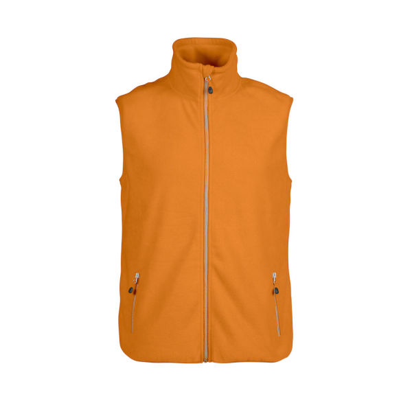 Printer Sideflip fleece vest Bright Orang XXL
