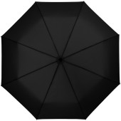 Wali 21'' opvouwbare automatische paraplu - Zwart