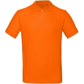 Men's organic polo shirt Orange S
